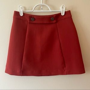 Forever 21 Rust Dressy Skirt
